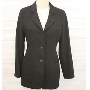 SOLD Giorgio Armani Le Collezioni Wool Black Blazer
